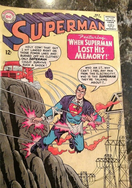 Superman #178 (DC, 1965) Condition: VG/FN