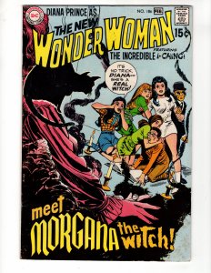 Wonder Woman #186  (Feb-1970) MORGANNA, THE WITCH! EARLY BRONZE DC
