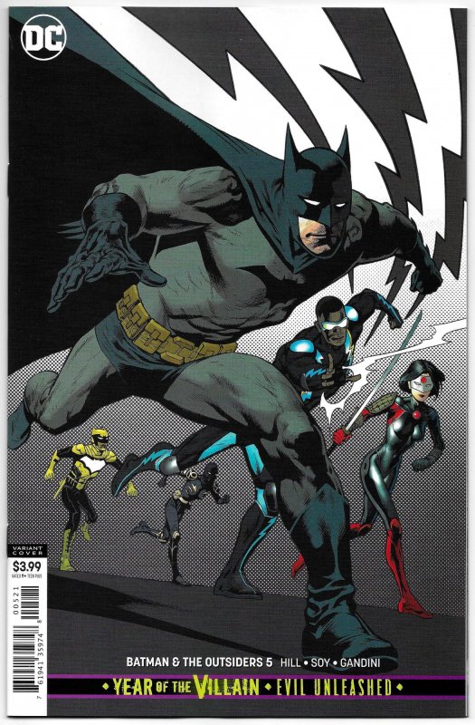 Batman And The Outsiders #5 Nowland Variant Cvr (DC, 2019) NM