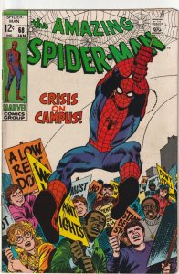Amazing Spider-Man # 68 FN 1968 Marvel Stan Lee John Romita [L3]