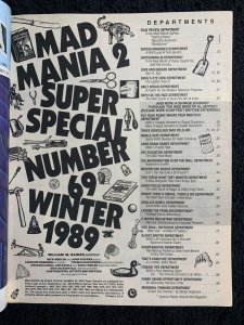 1989 MAD MANIA 2 FN 6.0 Super Special #69 Alfred E Neuman / Al Jaffee
