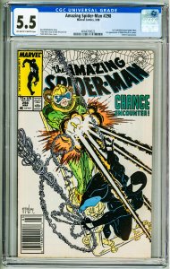 The Amazing Spider-Man #298 (1988) CGC 5.5! 1st Todd McFarlane Spider-Man!