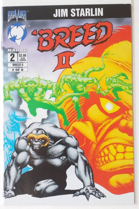 Breed II # 1, 2, 3, 4, 5, 6 (1995 Malibu Comics) Complete Series