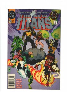 New Titans #0 VF+ 8.5 Newsstand DC Comics 1994 Zero Hour, Impulse app.