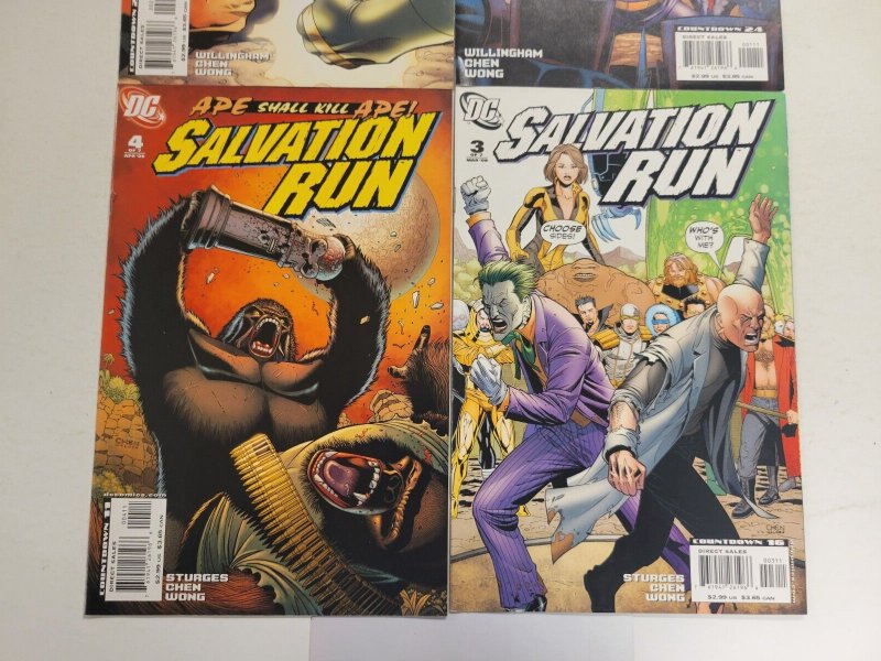 4 Salvation Run DC Comic Books #1 2 3 4 92 TJ19