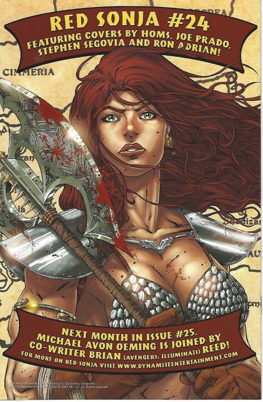 Red Sonja # 23 she devil with a sword