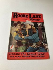 Rocky Lane Western 8 Fn Fine 6.0 Fawcett Comics