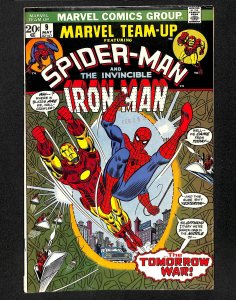 Marvel Team-up #9 FN- 5.5 Spider-Man Iron Man!