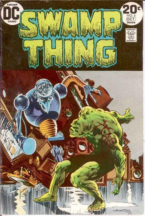 SWAMP THING 6 VERY FINE  October 1973 COMICS BOOK