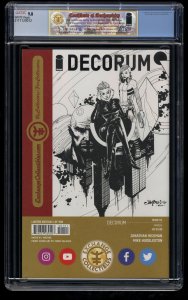 Decorum #1 CGC NM/M 9.8 1st Print Exchange Collectibles Virgin Variant