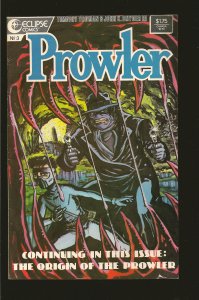 Eclipse Comics Prowler #3 September (1987)