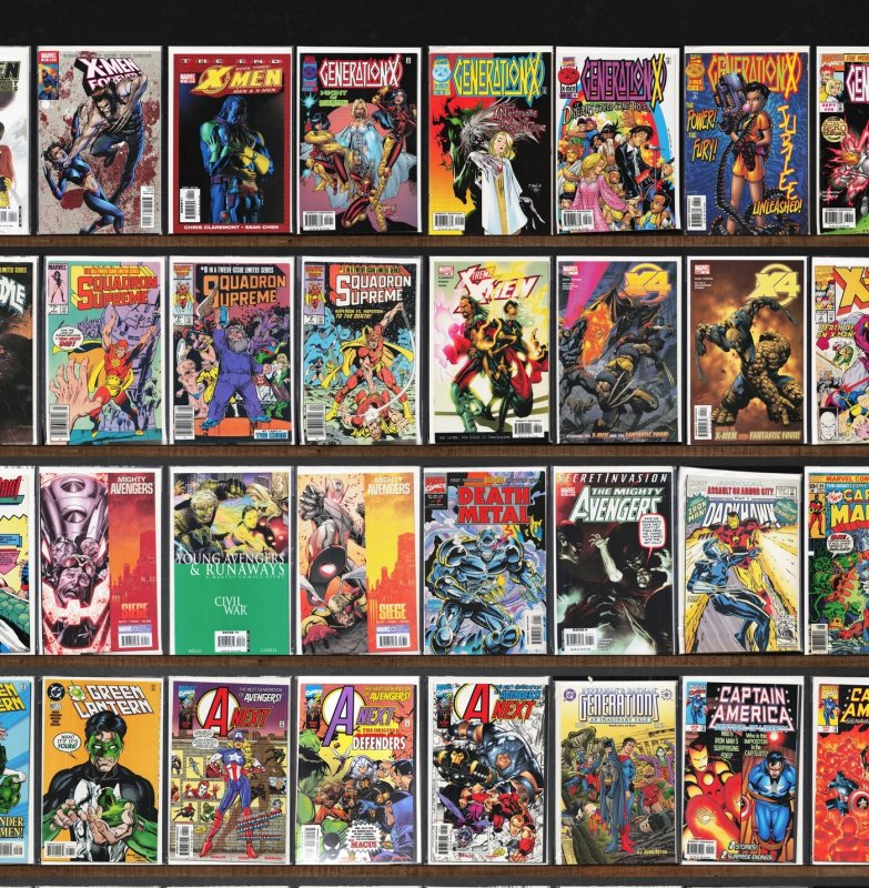 Huge Lot 150+ Comics with The Mighty Avengers, Generation X & More!