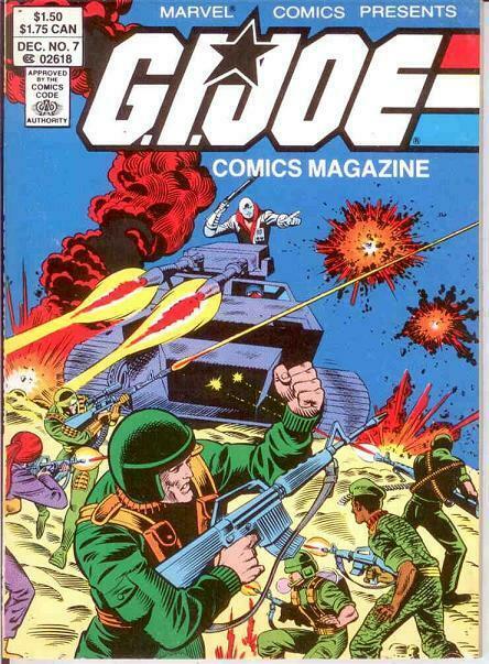 GI JOE DIGEST (COMICS MAGAZINE) 7 VF-NM Dec. 1987 COMICS BOOK