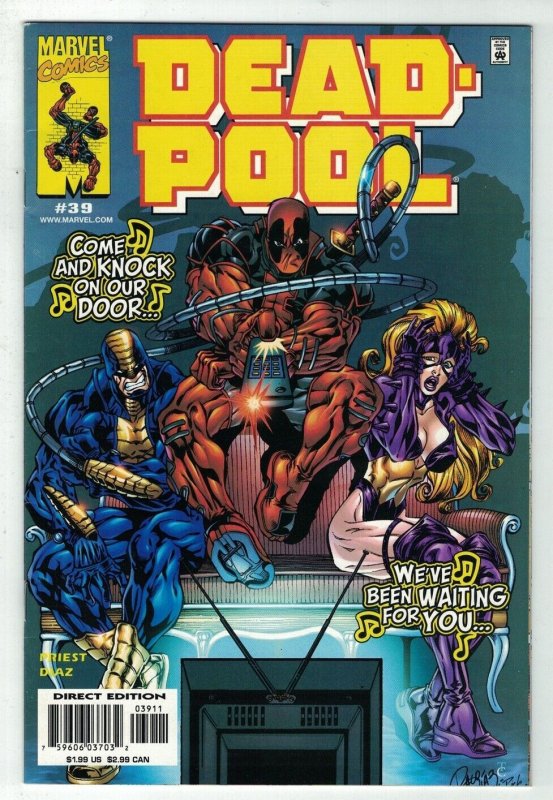 DEADPOOL (1997) 39 VG-F Taskmaster, April 2000