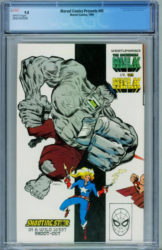 Marvel Comics Presents #45 CGC 9.8 // 1990 // Wolverine comic book // 3842444006