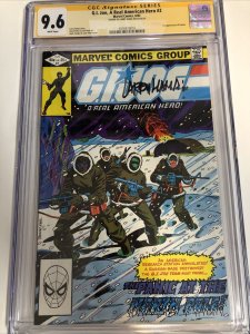 G.I. Joe (1982) #2 (CGC 9.6 SS) Signed Larry Hama * Marvel Comics*American Hero