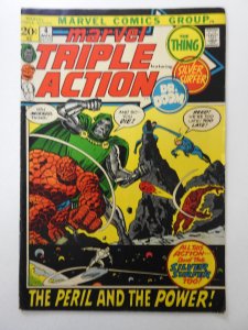 Marvel Triple Action #4 (1972) Great Dr. Doom Cover! Sharp Fine+ Condition!