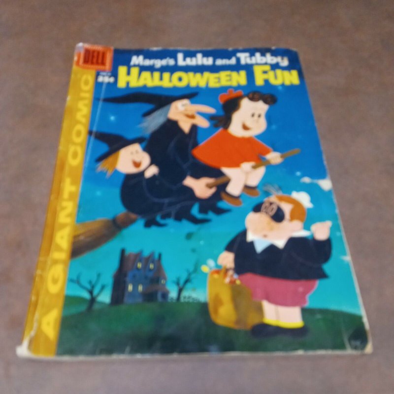 Dell Giant Marge's Lulu and Tubby Halloween Fun #6 silver age 1957 cartoon