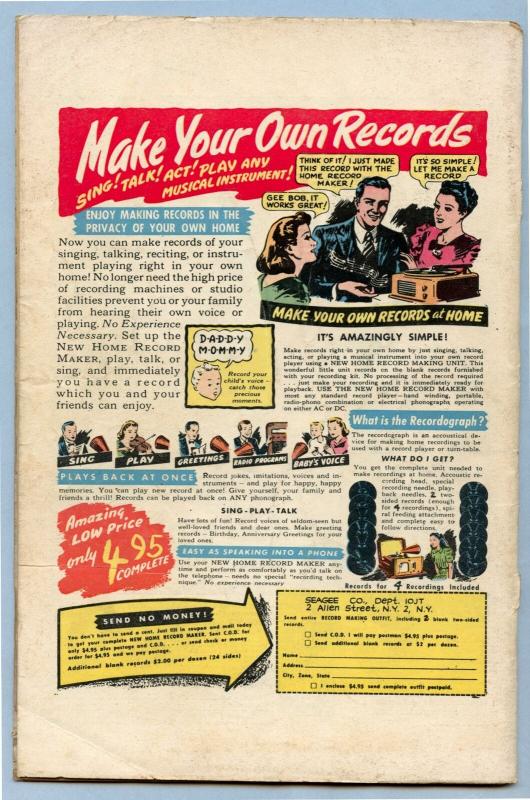 Daredevil Comics 67 Oct 1950 VG- (3.5)