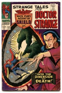 Strange Tales #152 1967-DOCTOR STRANGE/NICK FURY-KIRBY VG+