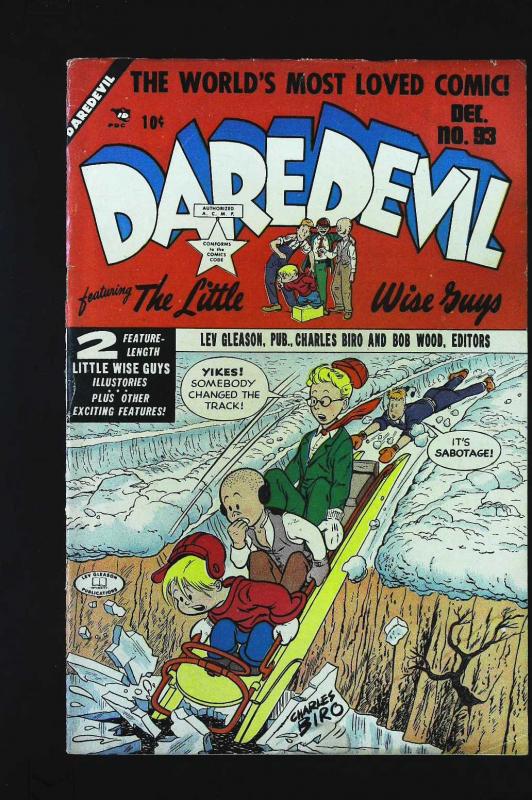 Daredevil Comics (1941 series) #93, Fine (Actual scan)