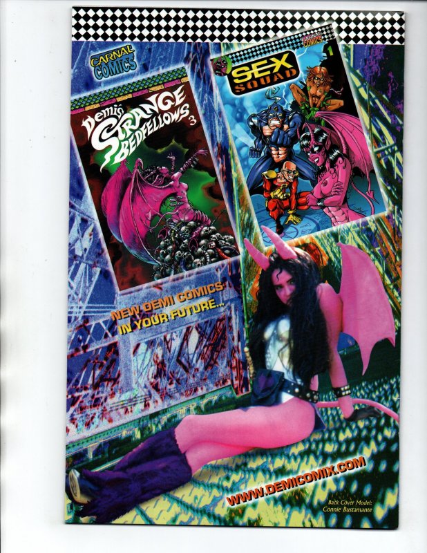 Demi the Demoness #7 - Signed Photo variant w/card - Carnal Comics - (-NM)