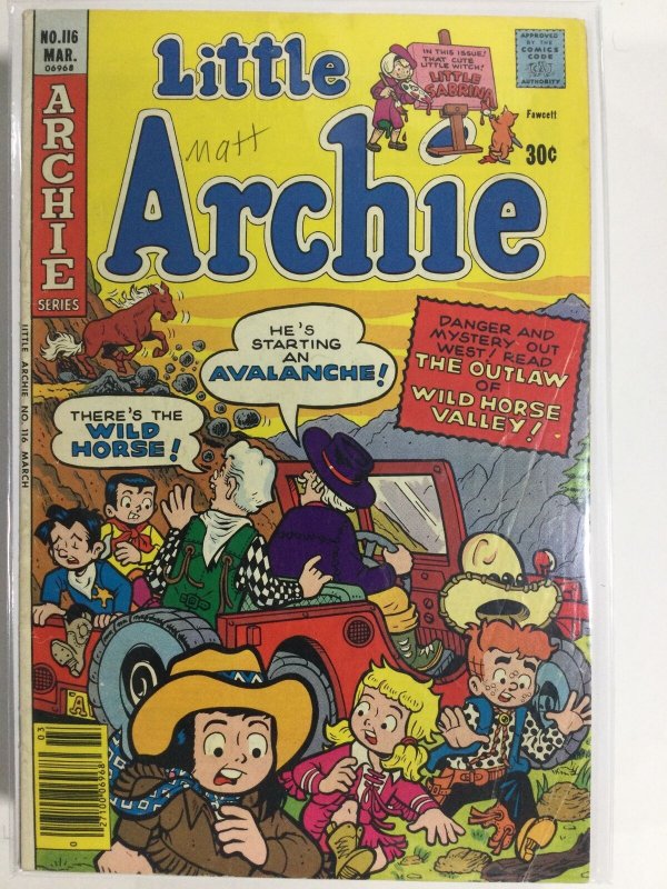 The Adventures of Little Archie #116 (1977) FN3B119 FINE FN 6.0