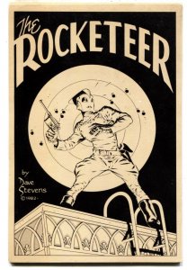 Rocketeer Ad banner and Post Card Set #2 1984-RARE-DAVE STEVENS