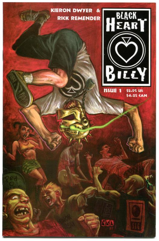 BLACK HEART BILLY #1, VF+, Kieron Dwyer, Rick Remender, 2000, SLG, more in store