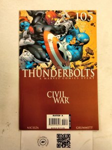 Thunderbolts #105 VF- Marvel Comics comic book 5 JW63