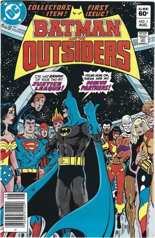 Batman and the Outsiders #1 through 3 (1983)