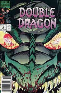 Double Dragon #4 (Newsstand) VG ; Marvel | low grade comic Based On Video Game