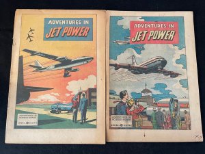 ADVENTURES IN JET POWER Two Issues from 1955 and 1961
