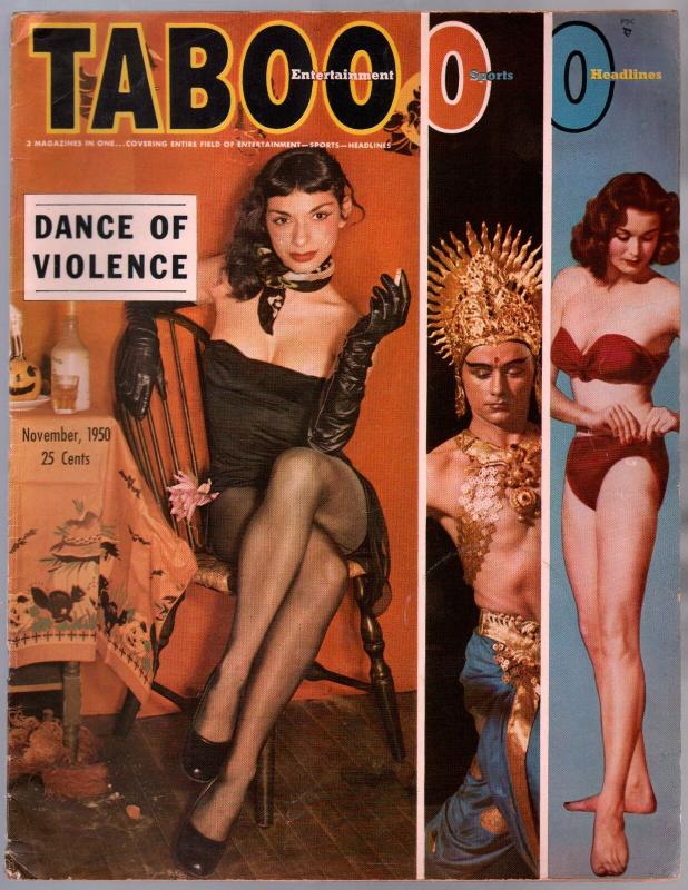 Taboo #11  11/1951-cheesecake-Shirley Levitt-Future Fulton-showgirls-VG+