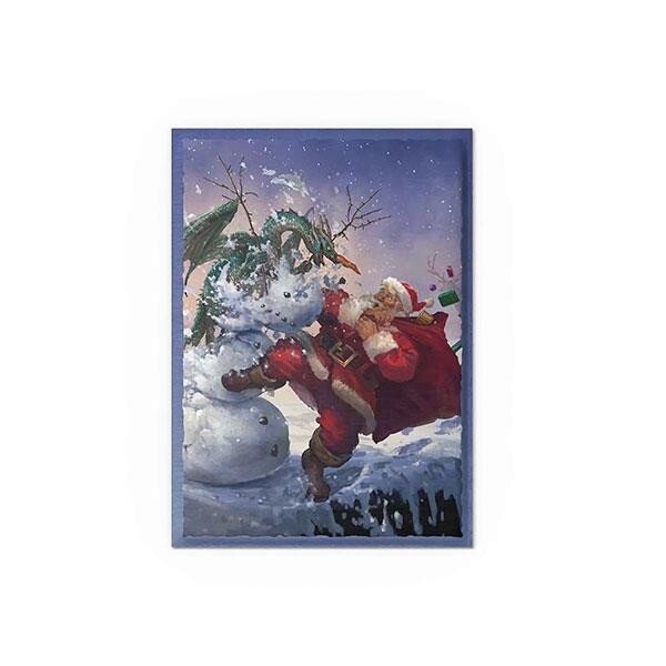 Dragon Shield Sleeves: Standard- Brushed Christmas 2025 Art Limited (100ct)