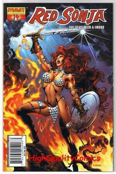 RED SONJA #14, NM, Castellini cv, Robert Howard, 2005, more RS in store