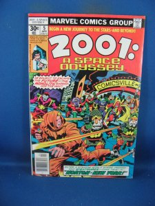 2001 A SPACE ODYSSEY 5 F VF KIRBY  MARVEL 1977