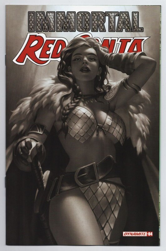 Immortal Red Sonja Cvr O Yoon B W Variant Dynamite NM Comic Books Modern Age