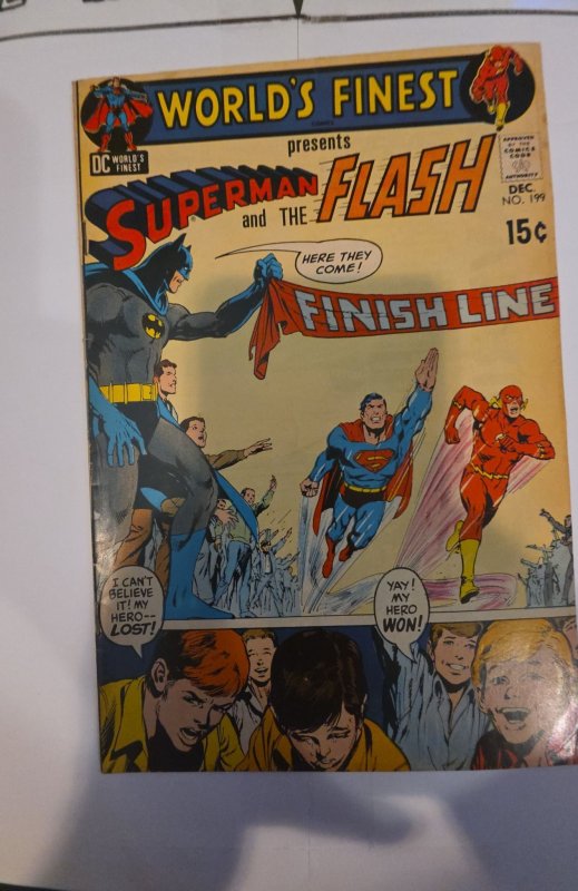 World's Finest Comics #199 (1970)Neal adams flash vs superman