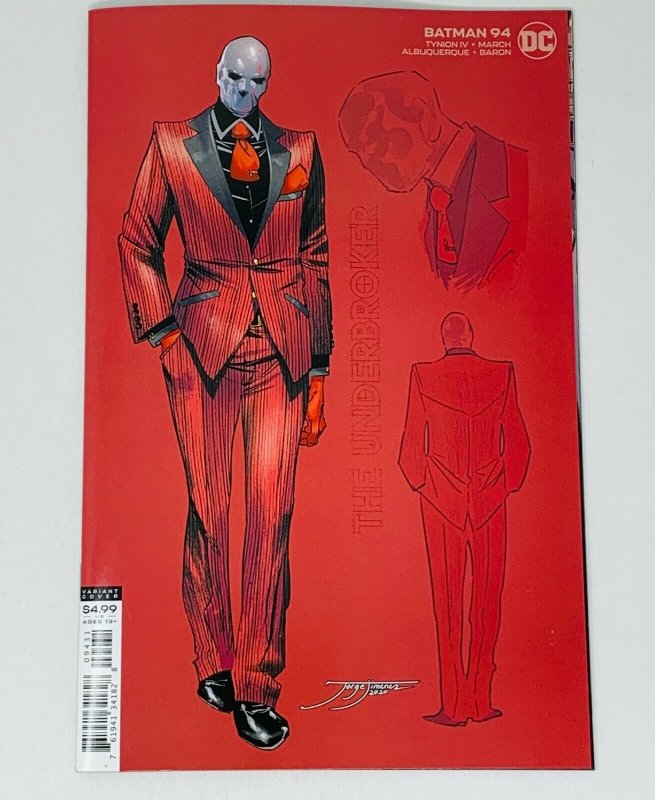 BATMAN #94 INC 1:25 JORGE JIMENEZ UNDERBROKER CARD STOCK VARIANT