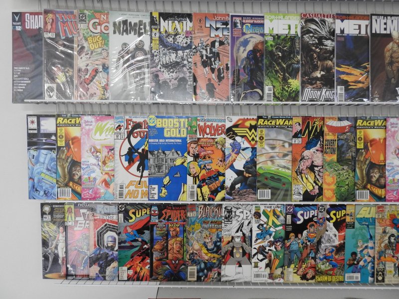 Huge Lot 160+ Comics W/ Spider-Man, Superman, Spawn, +More! Avg VG Condition
