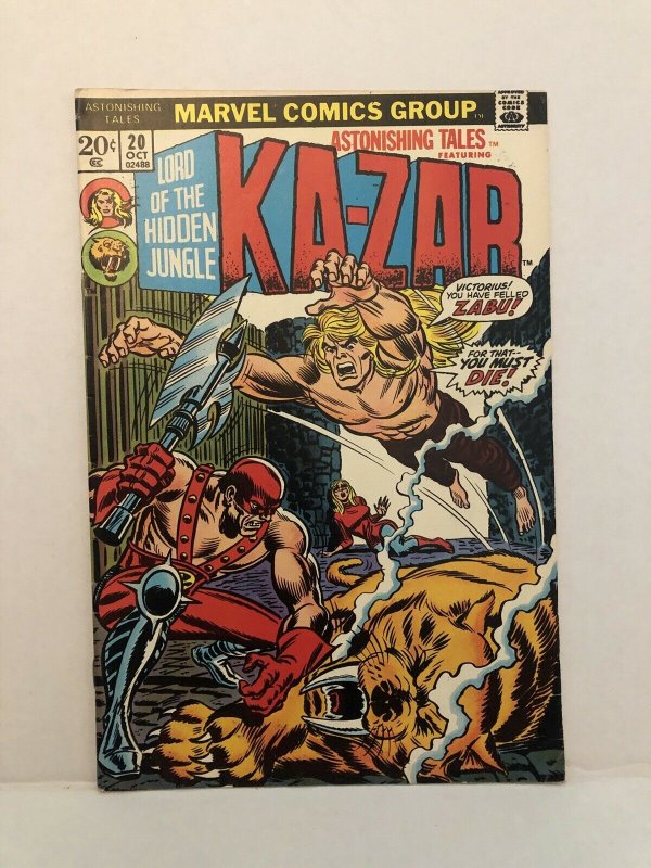 Astonishing Tales #20 Ka-Zar 