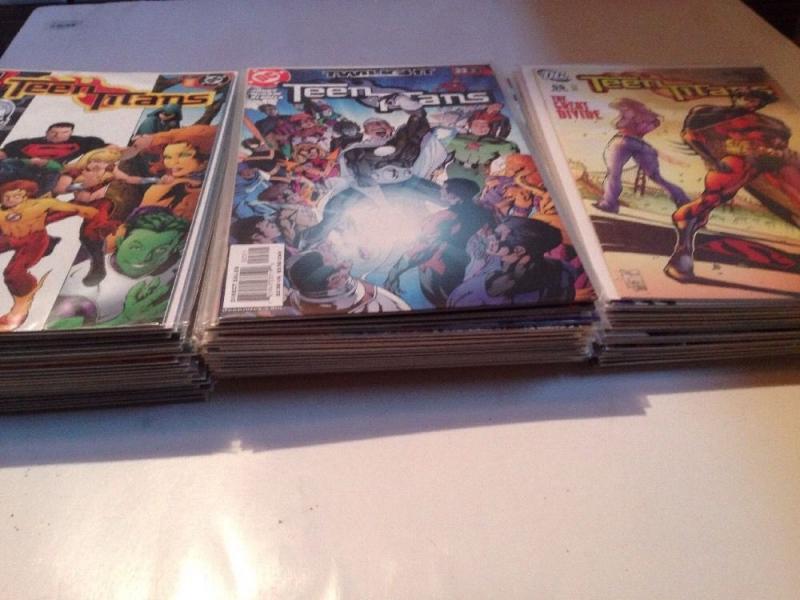 Teen Titans 1-100 63 Book Lot Set Run 1-15 17-42 52-66 69 72-76