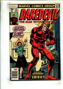 DAREDEVIL #151 (6.0) DAREDEVIL UNMASKED, NEWSSTAND!! 1978