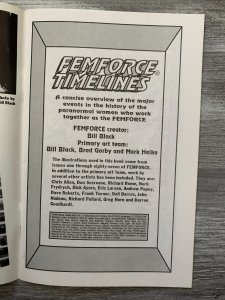 1995 FEMFORCE Ashcan #1 VF 8.0 AC Compact Comic / Illustrated History