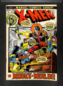 X-Men #78 Merlin Appearance! Gil Kane Cover!