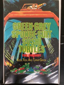 Green-Grey Sponge-Suit Sushi Turtles (1990)