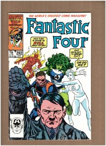 Fantastic Four #292 Marvel 1986 Byrne NICK FURY To kill Hitler VF/NM 9.0