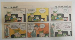 (52) Beetle Bailey Sundays by Mort Walker from 1985 Size: 7.5 x 15 inches