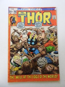 Thor #195 (1972) VG condition overspray